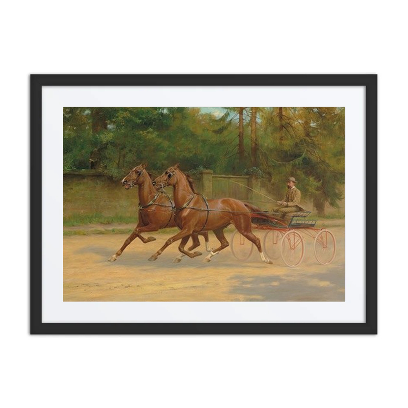 Walter Winans Driving a Carriage