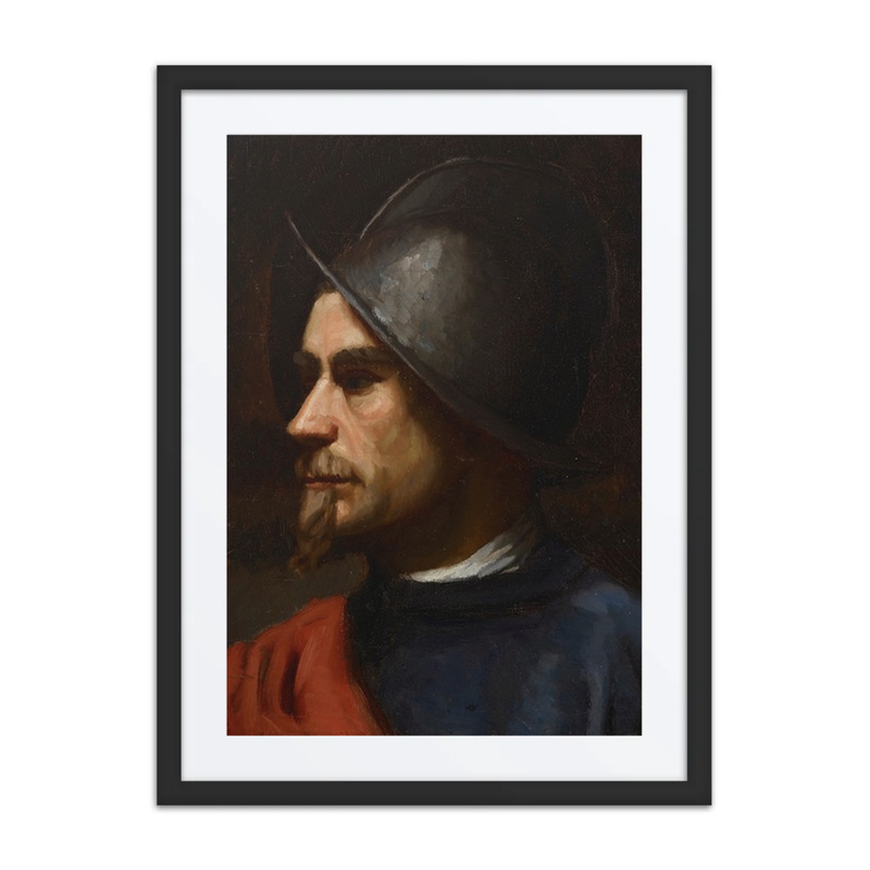 Warrior in Helmet