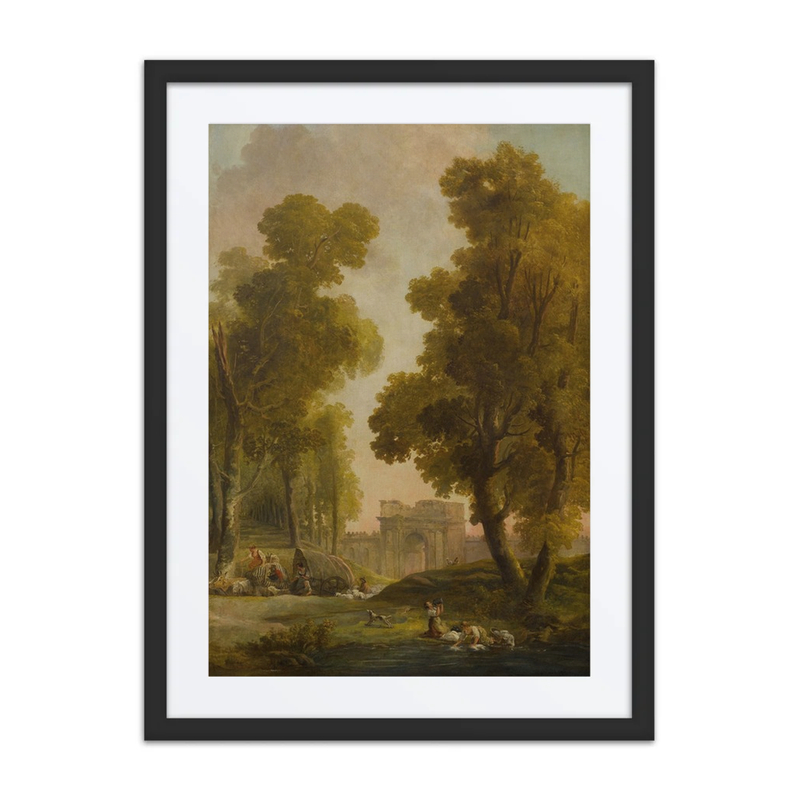 Washerwomen and Shepherds in a Ruined Landscape
