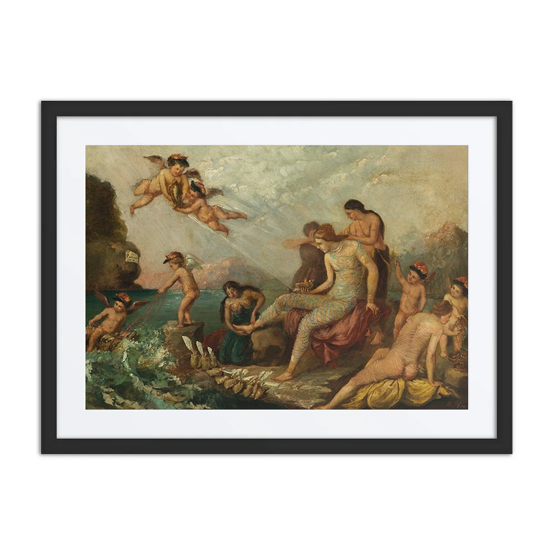 Wassernymphen Mit Putti