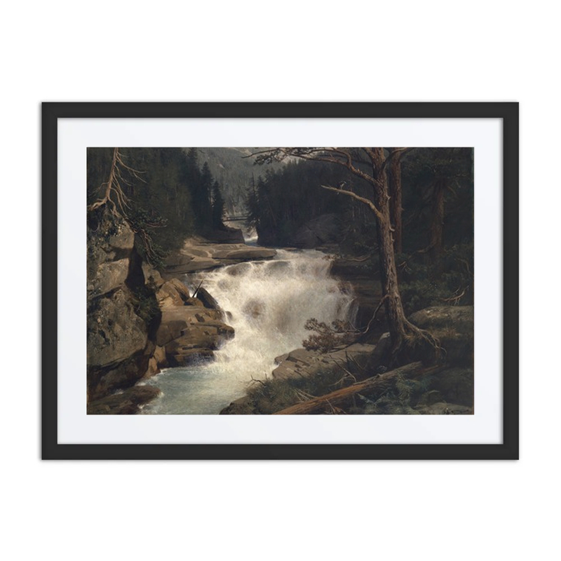 Waterfall in Avers Valley