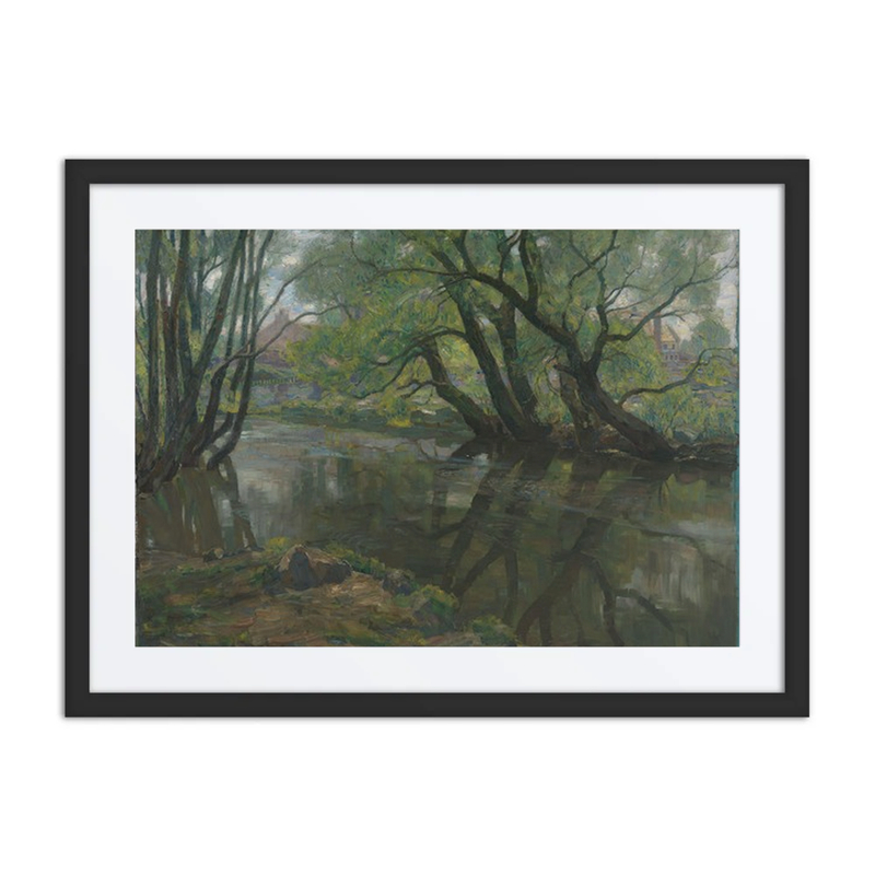 weeping-willows-by-the-river-thorolf-holmboe Weeping Willows by the River