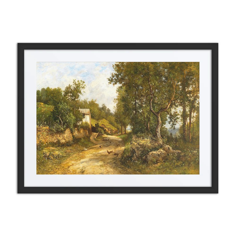 Weg Durch Eine Große Landschaft