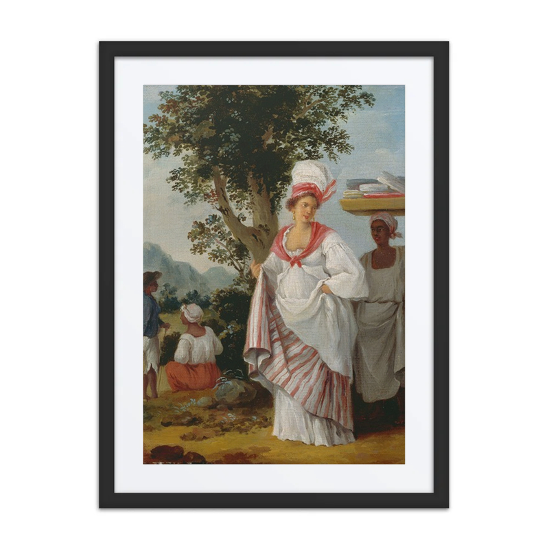 West Indian Creole Woman with Her Black Servant