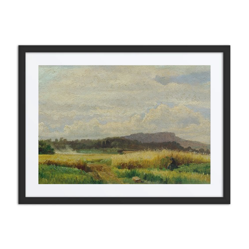 Wheat Field with Old Woman