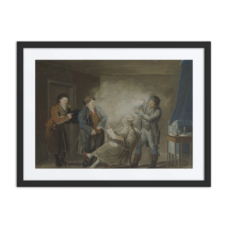 While the Wig Is Being Powdered