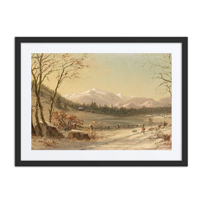 White Mountains Winter Scene