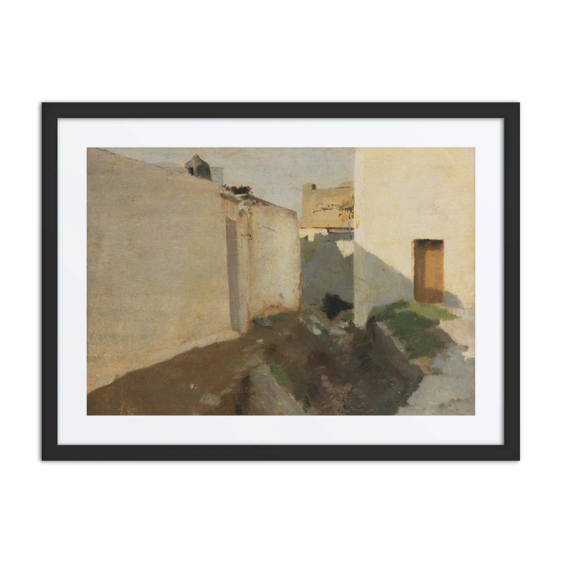 White Walls in Sunlight, Morocco