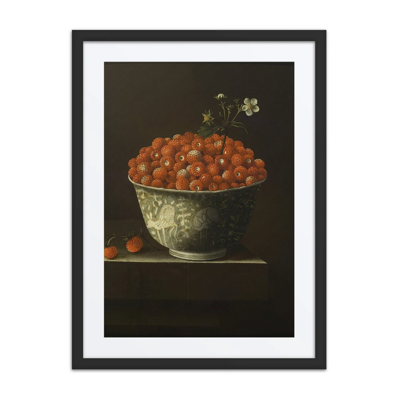 Wild Strawberries in a Wan Li Bowl