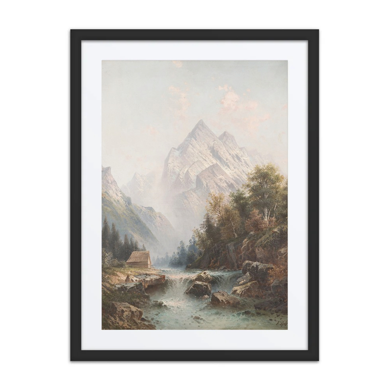 Wild Stream in the Mountains