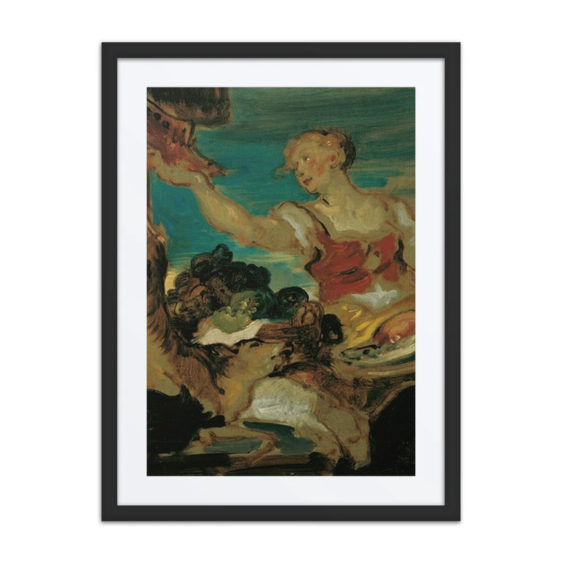 Wildbretverkäuferin