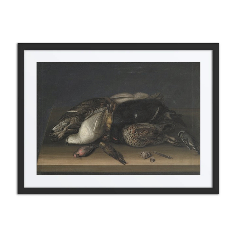 Wildfowl on a Wooden Table