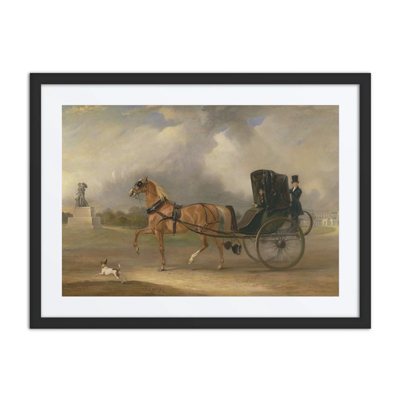 William Massey-Stanley Driving His Cabriolet in Hyde Park