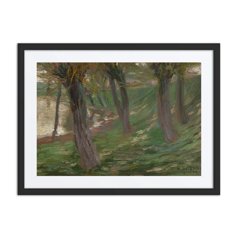 Willows at a Pond