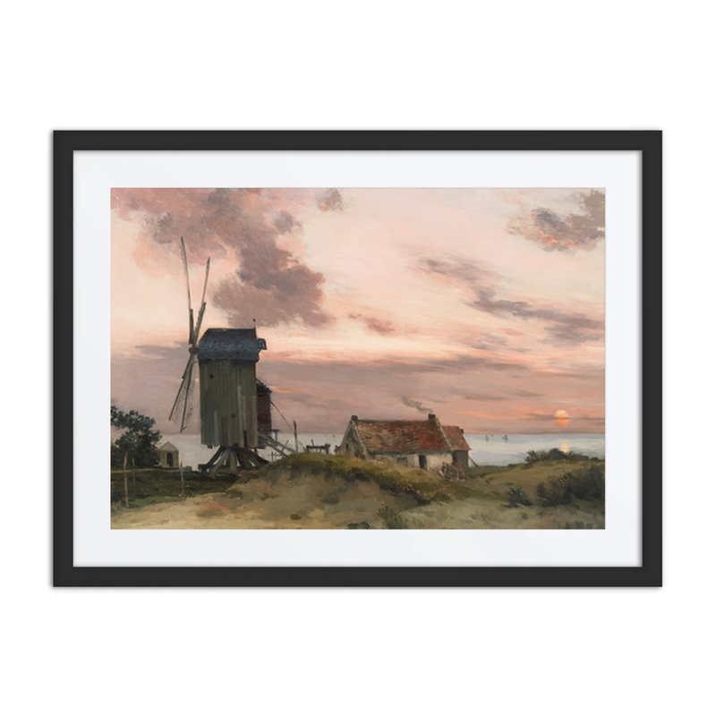 Windmill on a Beach