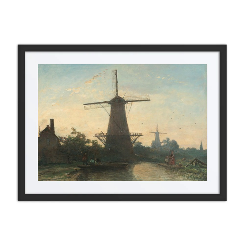 Windmills Near Rotterdam