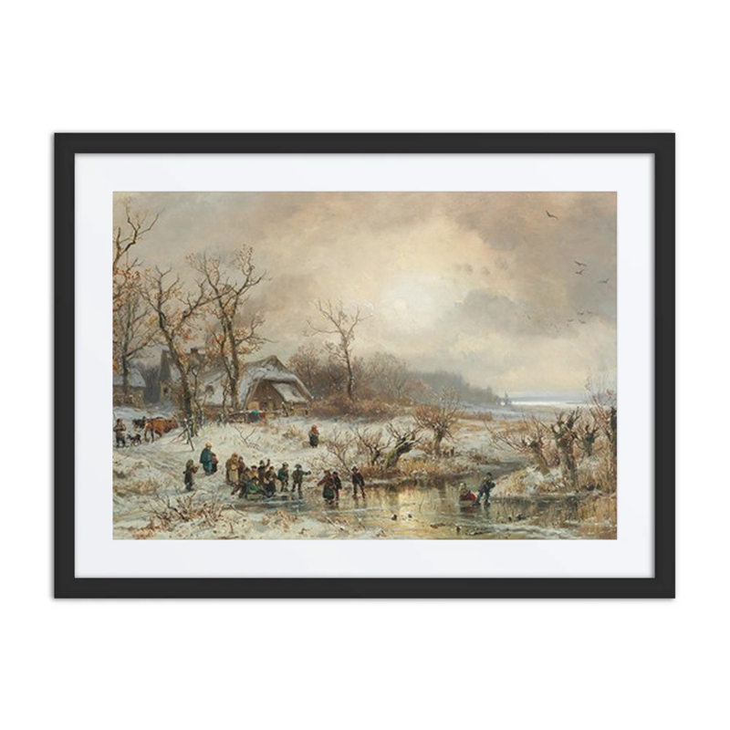 Winter Amusements in the Setting Sun