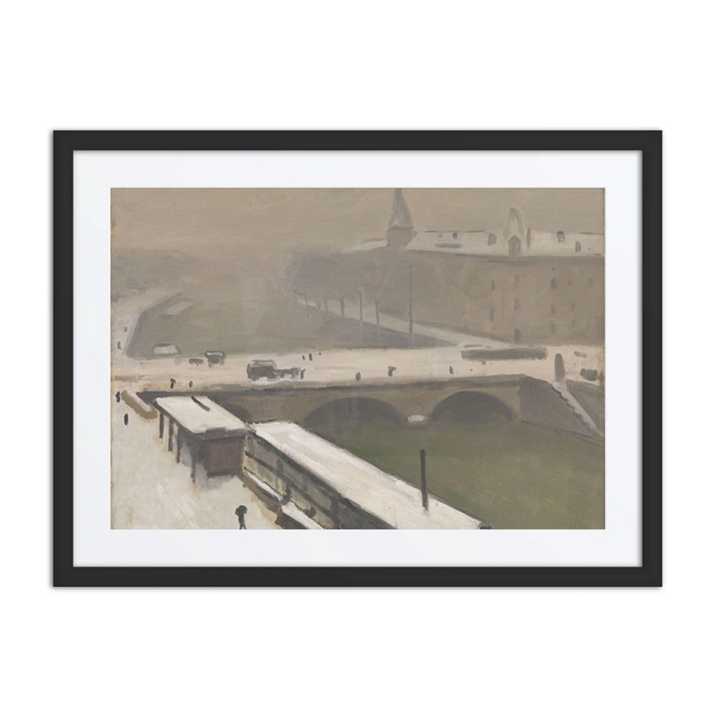 Winter by the Seine