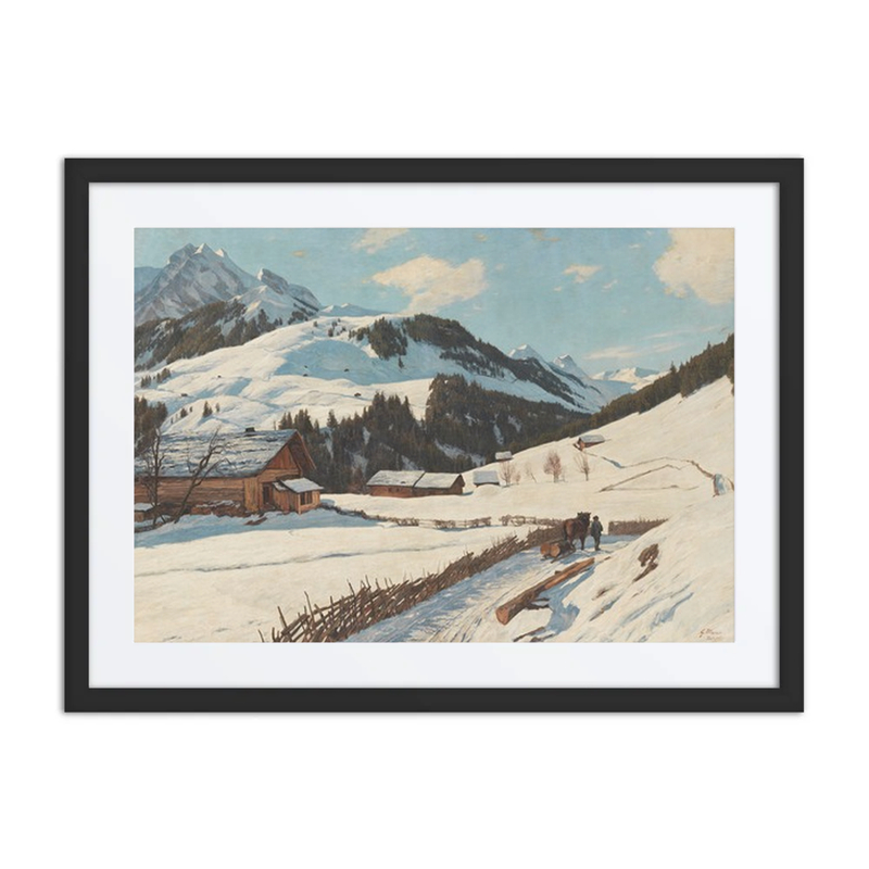 Winter Day in the Mountains