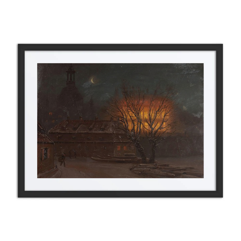 Winter Evening in Dresden