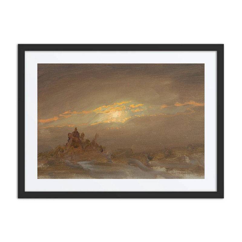 Winter Landscape at Moonlight