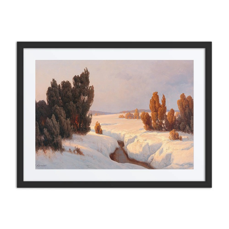 Winter Landscape in the Sun