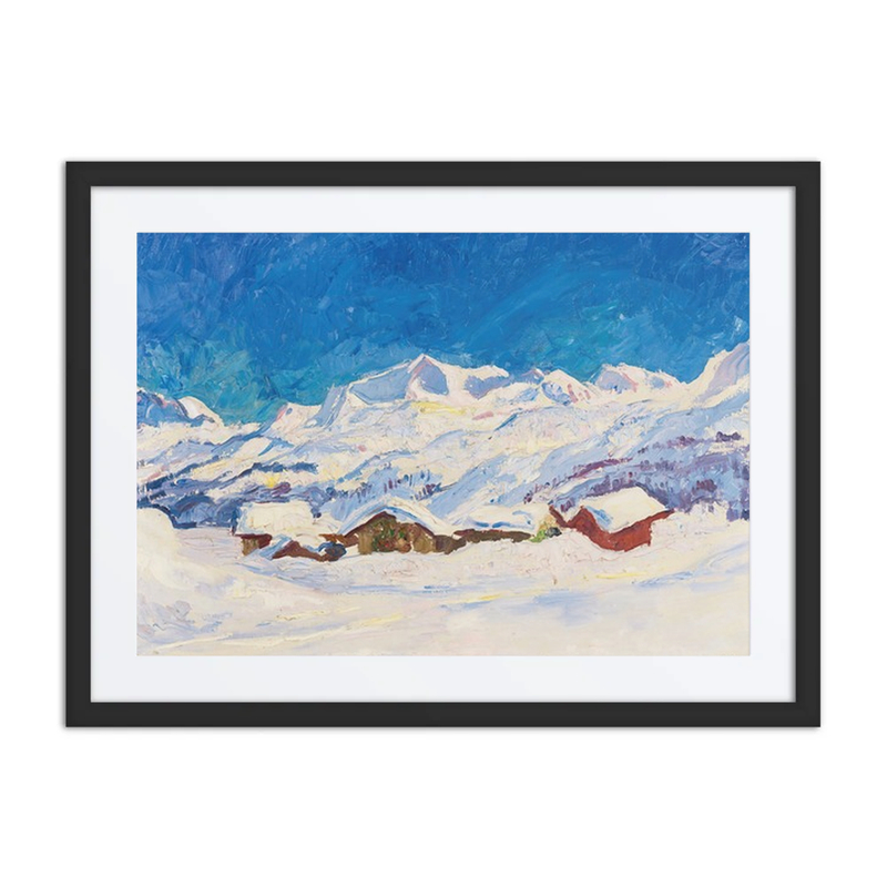 Winter Landscape Near Maloja