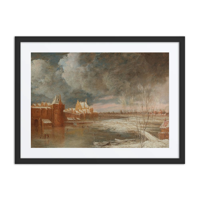 Winter Landscape Near Rotterdam