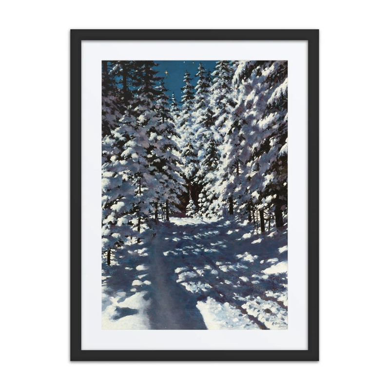 Winter Landscape with a Star