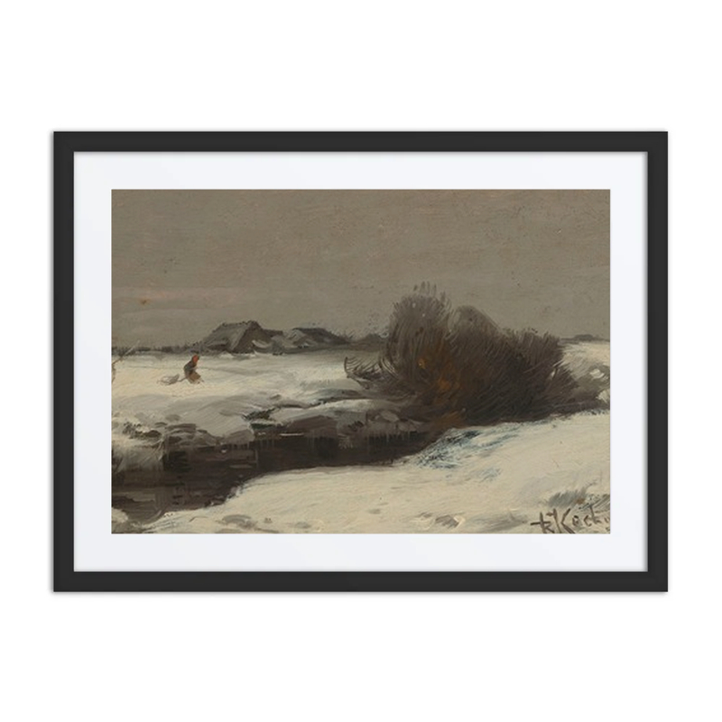 Winter Landscape with a Stream