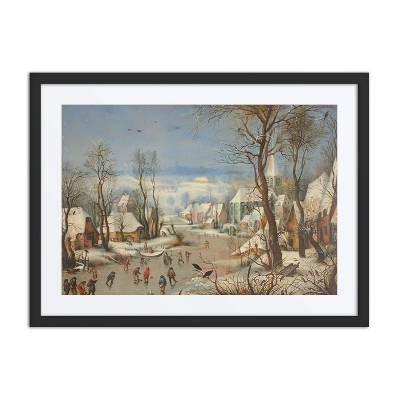 Winter Landscape with Bird Trap