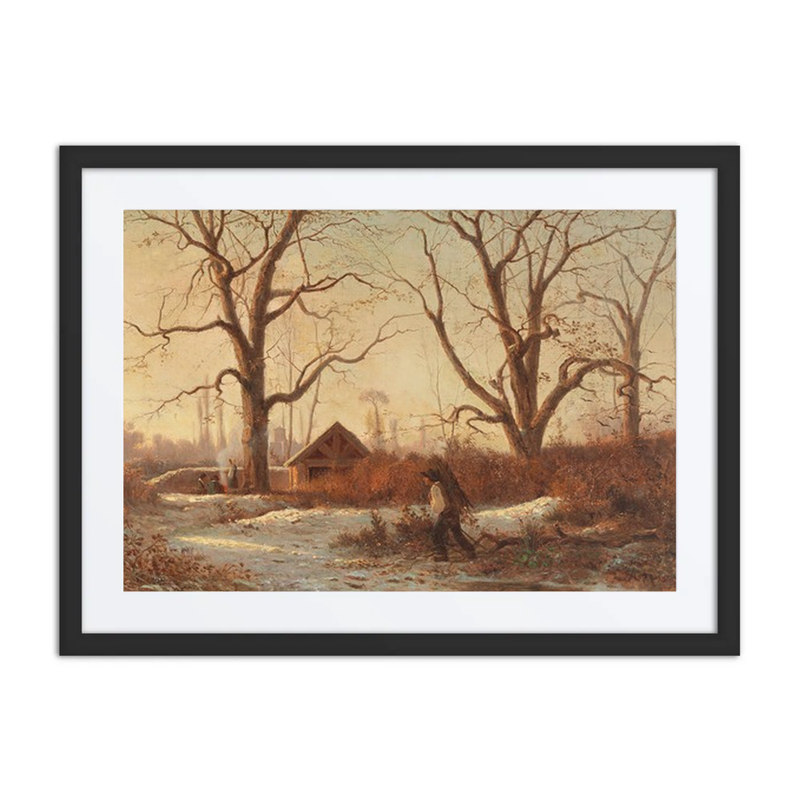 Winter Landscape with Brushwood Gatherer
