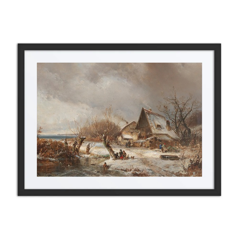 Winter Landscape with Farmstead