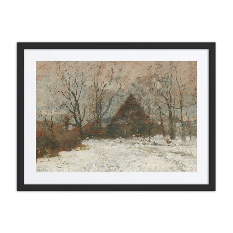 Winter Landscape with Farmstead