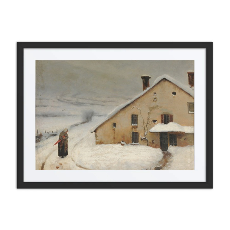 Winter Landscape with Figure