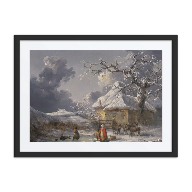 Winter Landscape with Figures