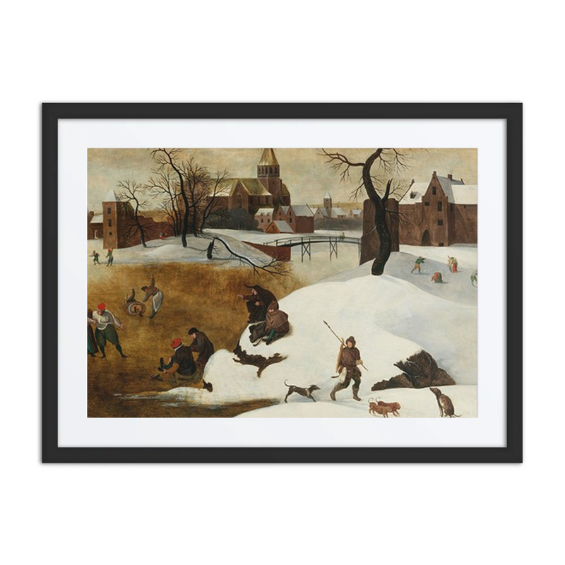 Winter Landscape with Skaters