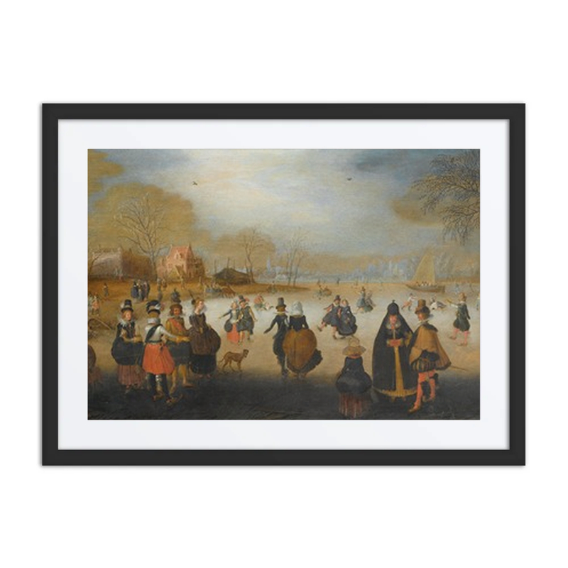 Winter Landscape with Skaters
