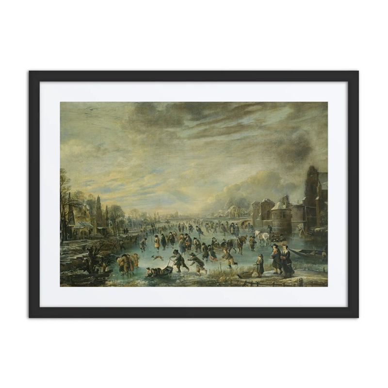 Winter Landscape with Skaters