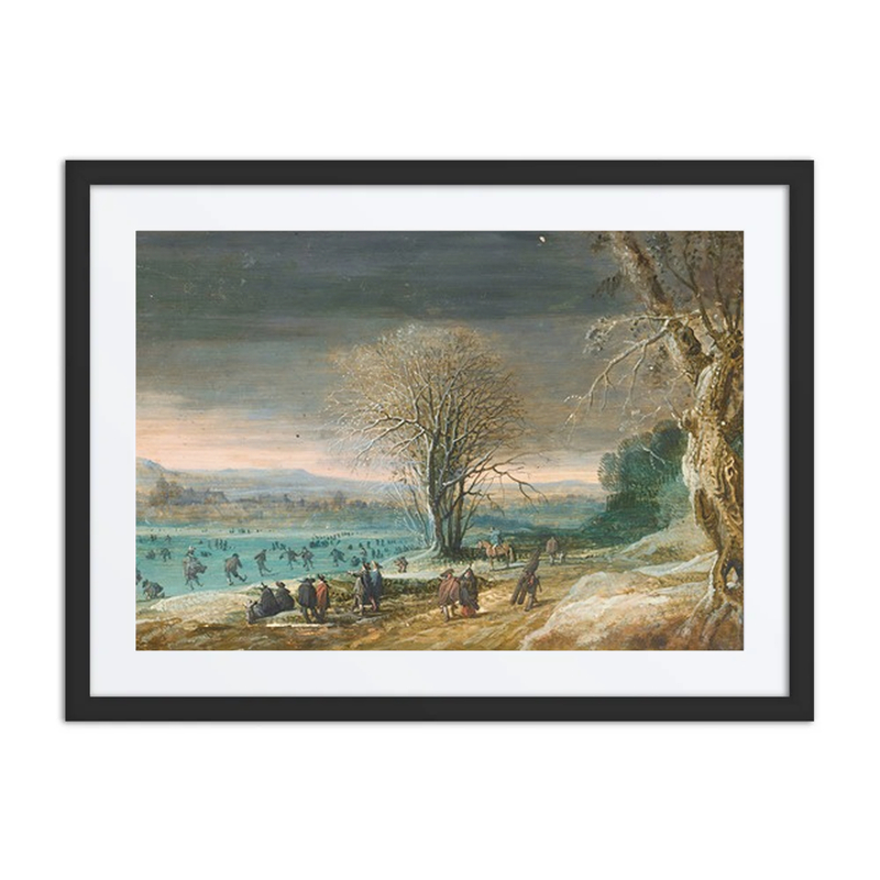 Winter Landscape with Skaters