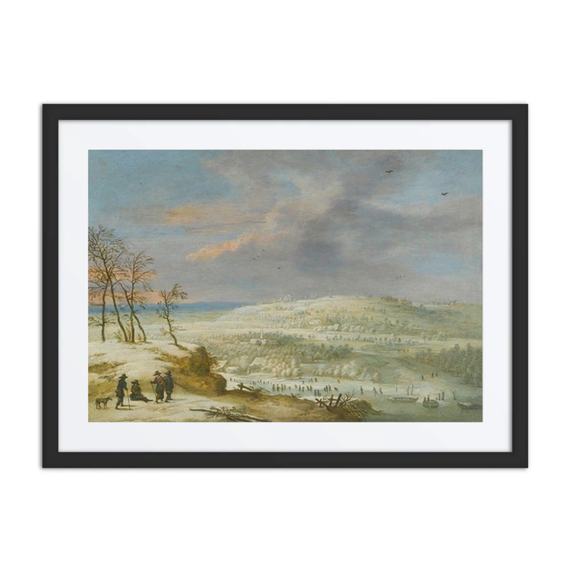 Winter Landscape with Skaters