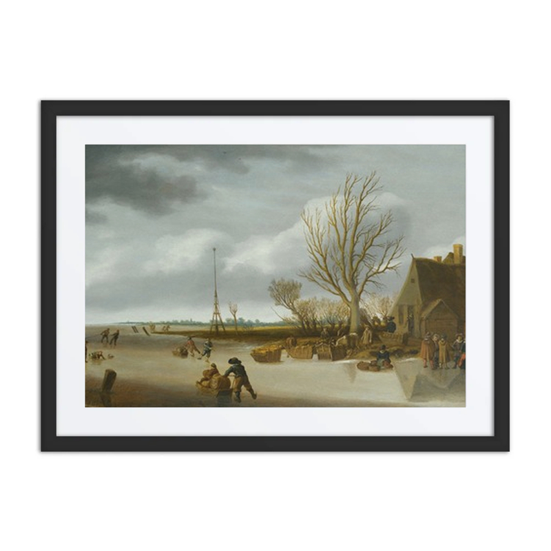 Winter Landscape with Skaters