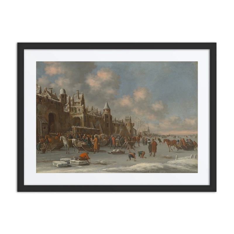 Winter Landscape with Skaters