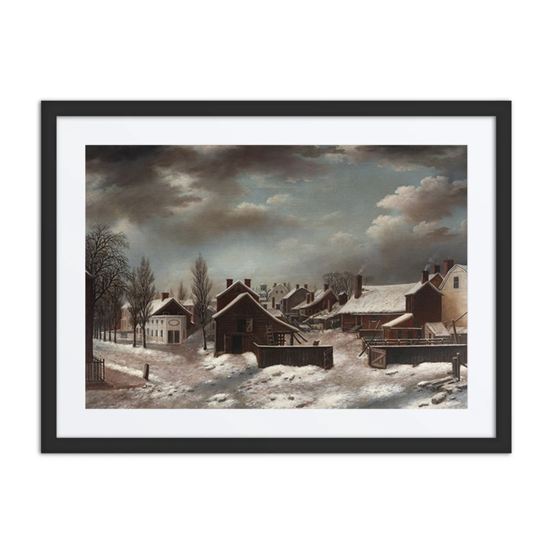 Winter Scene in Brooklyn