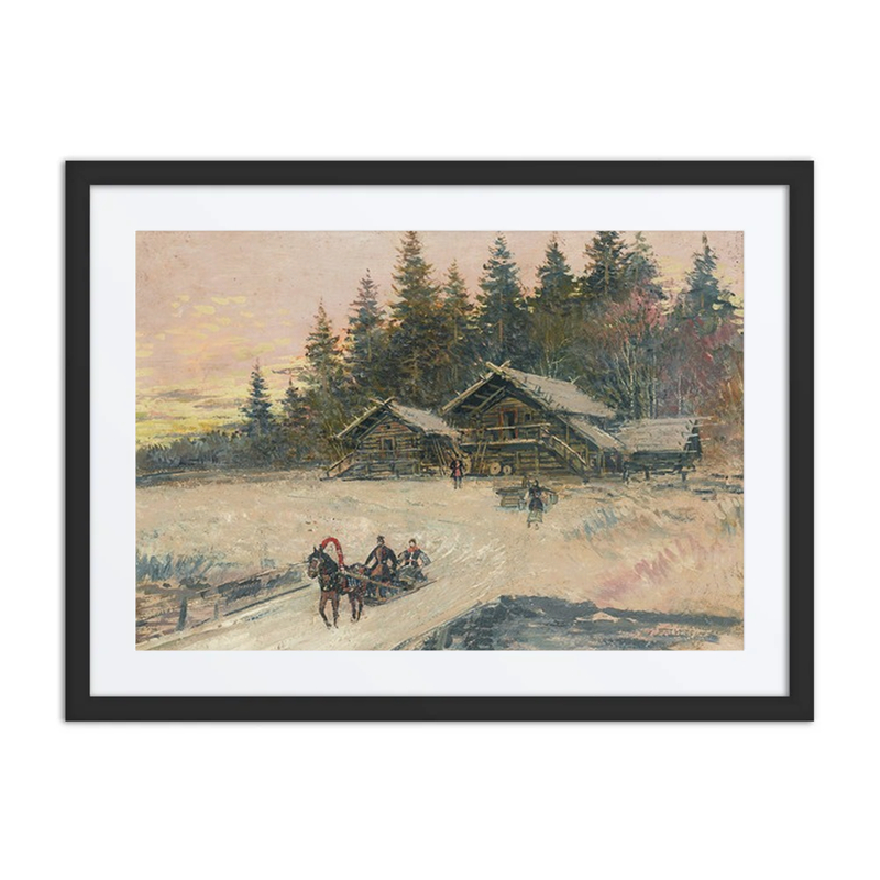 Winter Scene with Troika