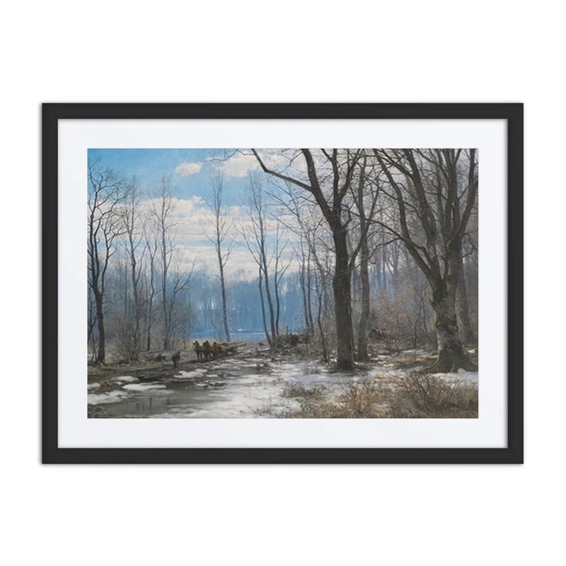 Wintertag Im Englischen Garten in München