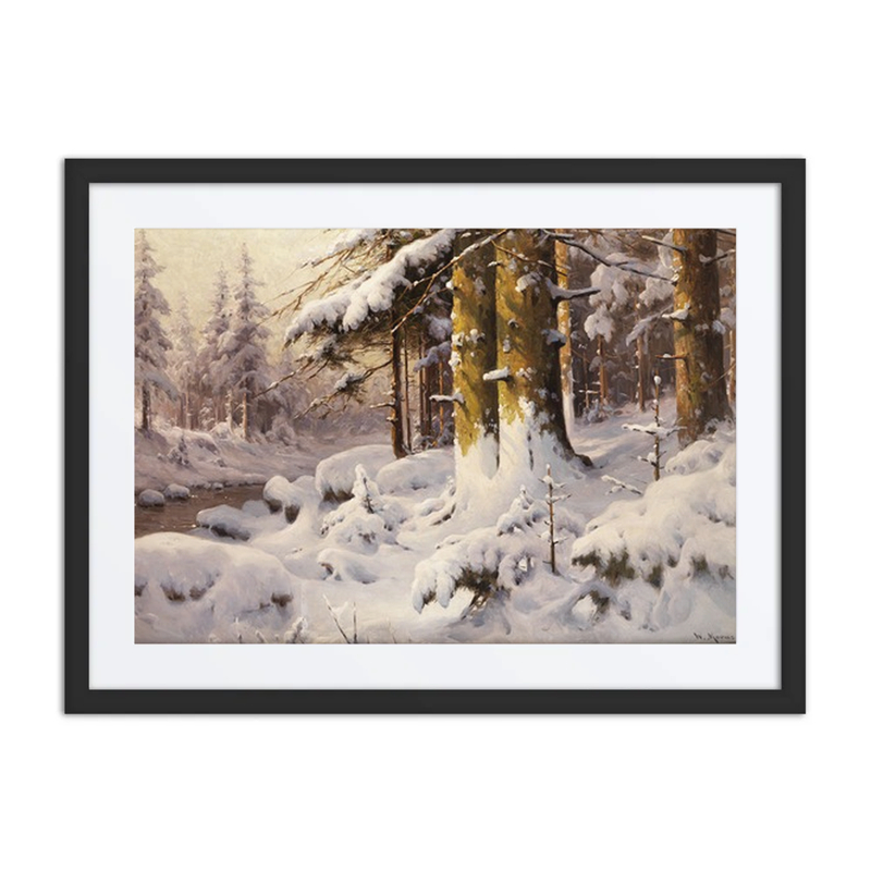 Wintry Forest Landscape