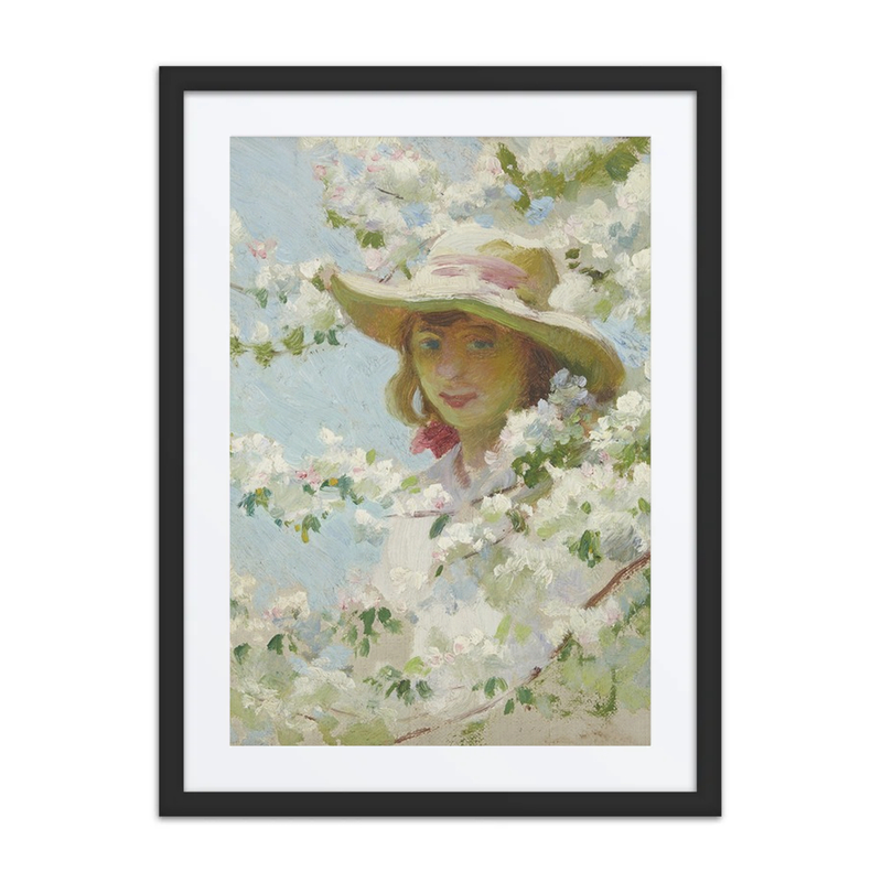 Woman Among Blossoms
