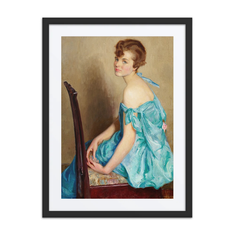 Woman in Blue