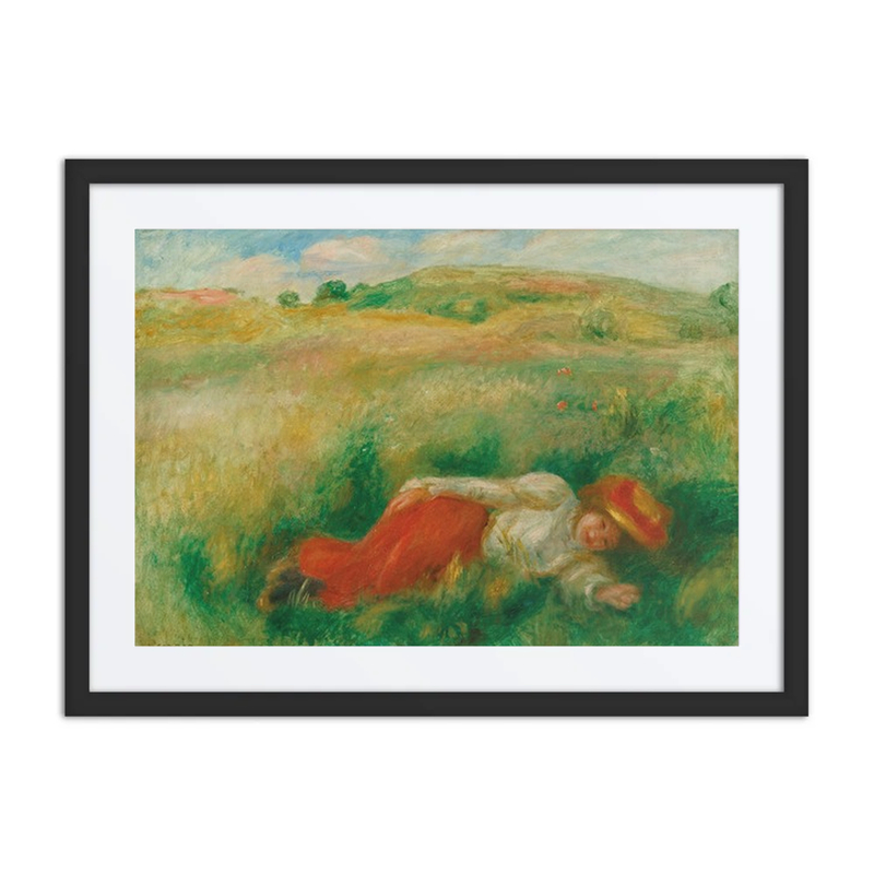 Woman Lying in the Grass